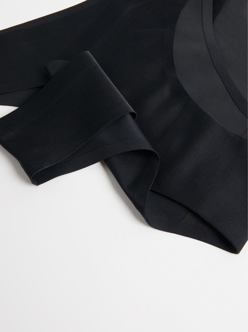 Lot de 2 slips découpés au laser, MO Fashion Noir - Kiabi