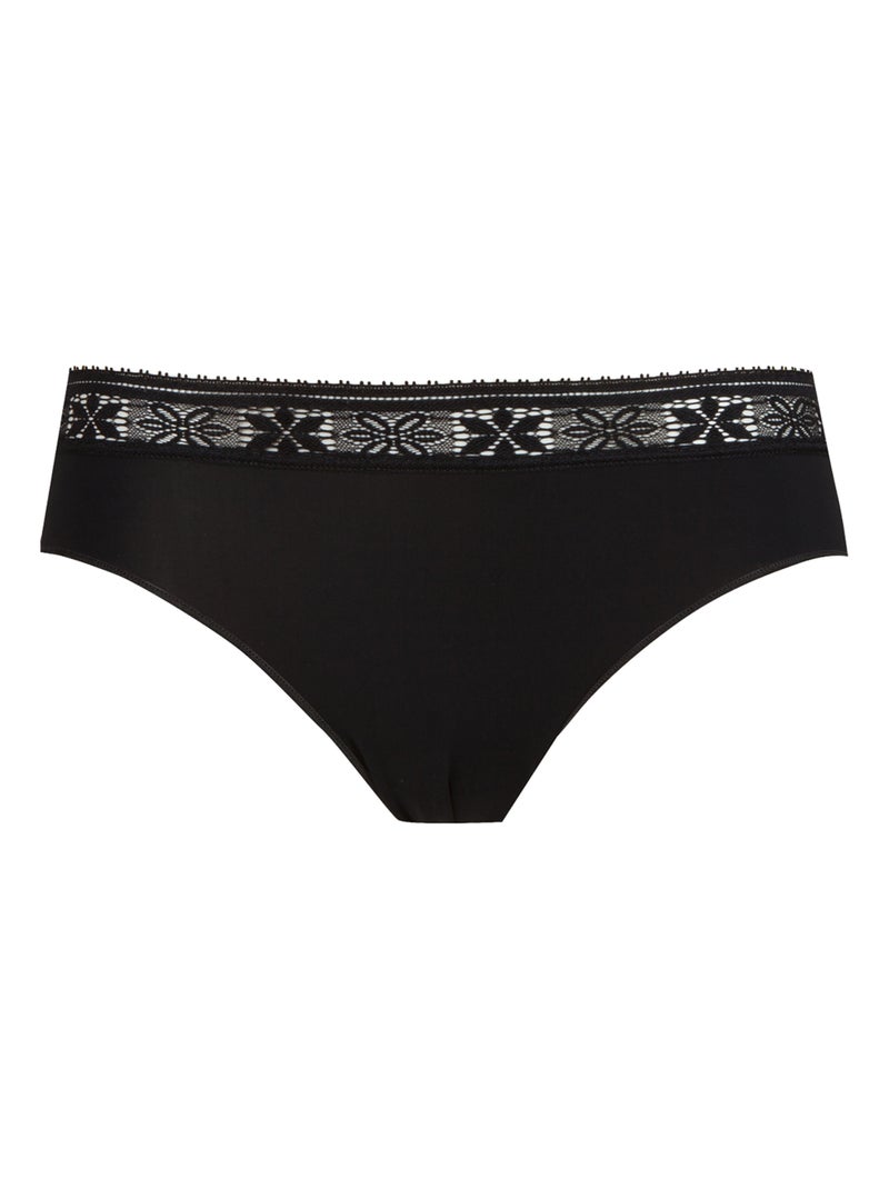 Lot de 2 slips DUO FLORENTIN Noir - Kiabi