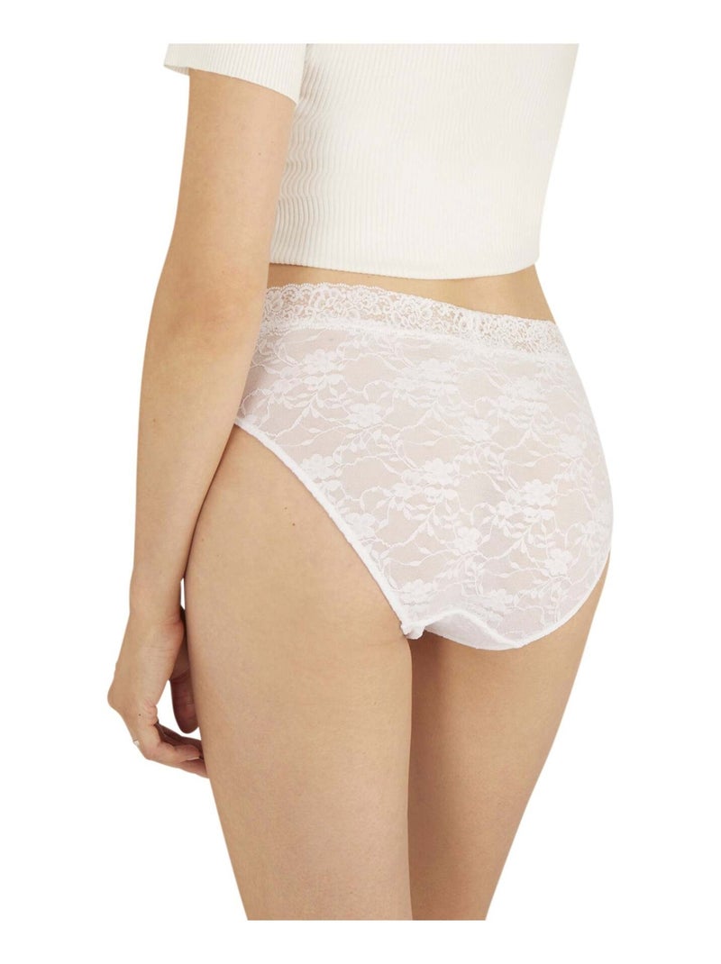 Lot de 2 slips DUO POP Blanc Rose - Kiabi