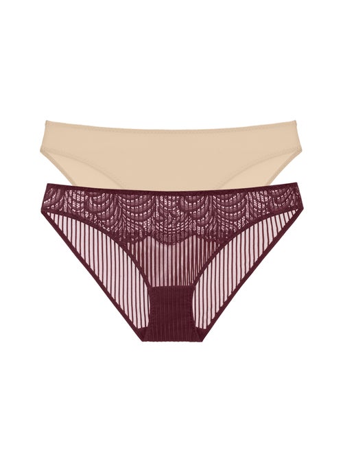 Lot de 2 slips emersyn Dorina - Kiabi