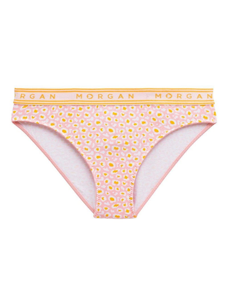 Lot de 2 slips en coton INES - Morgan Junior Orange - Kiabi