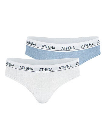 Lot de 2 slips fille Coton Utlra Doux Athena Fille