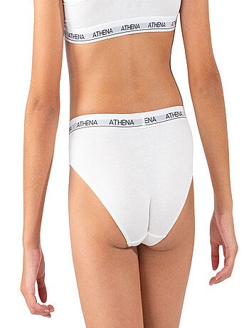 Lot de 2 slips fille Coton Utlra Doux Athena Fille