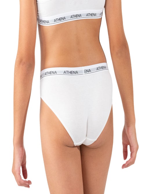 Lot de 2 slips fille Coton Ultra Doux Athena - Kiabi
