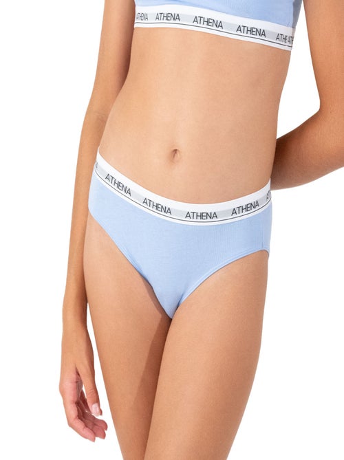 Lot de 2 slips fille Coton Ultra Doux Athena - Kiabi