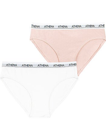 Lot de 2 slips fille Coton Ultra Doux Athena