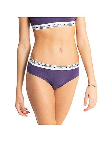 Lot de 2 slips fille Coton Utlra Doux Athena Fille