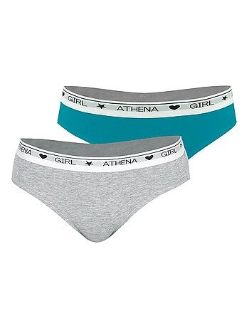 Lot de 2 slips Coton Ultra Doux by Athena Fille