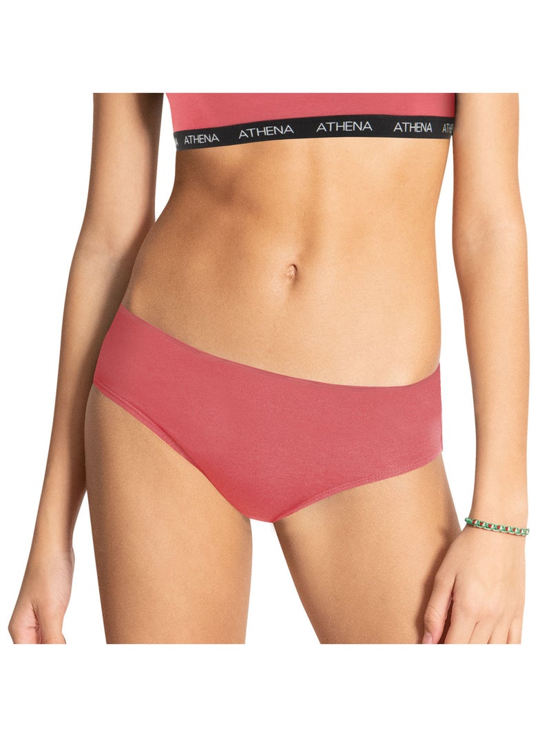 Lot de 2 slips fille My Petit Prix Athena Fille Noir Rouge - Kiabi