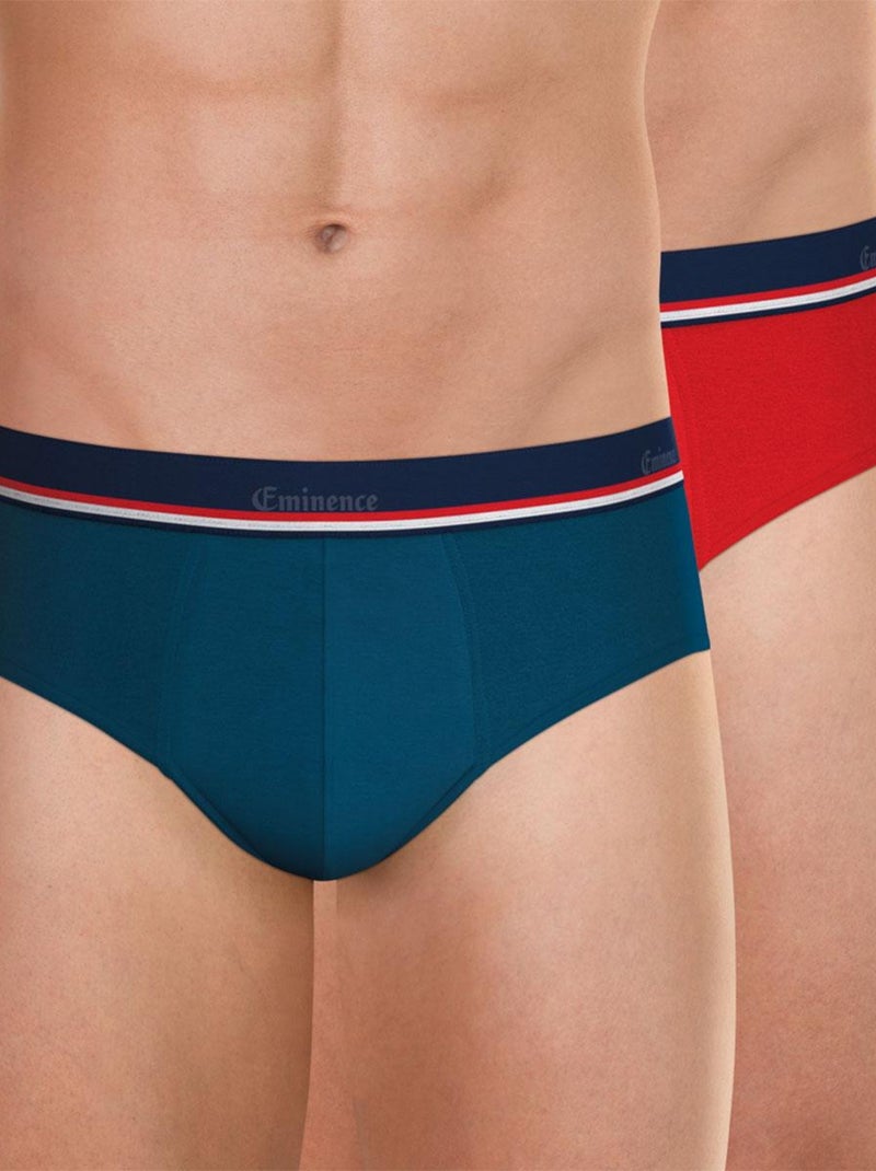 Lot de 2 slips homme Fait en France Bleu - Kiabi