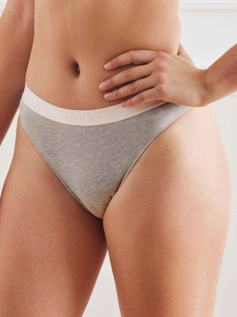 Lot de 2 slips INES - Morgan Junior Rose - Kiabi