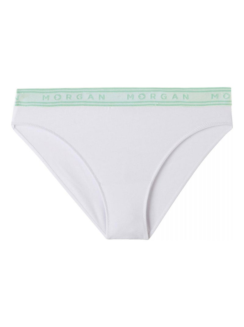 Lot de 2 slips INES - Morgan Junior Vert - Kiabi
