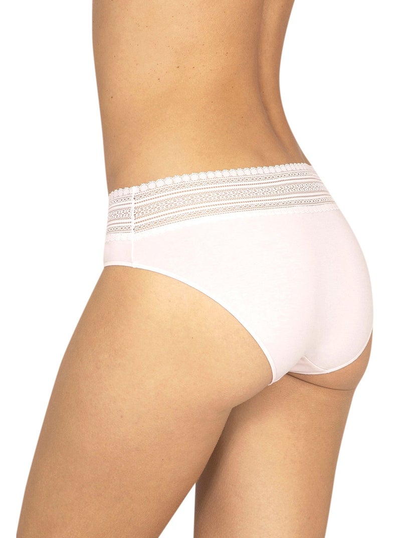 Lot de 2 slips INTIMEMENT BIO Rose clair - Kiabi