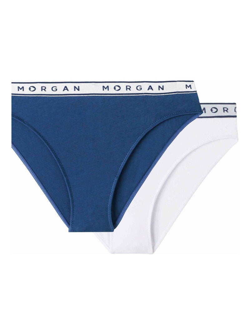 Lot de 2 slips ISA - Morgan Junior Bleu - Kiabi