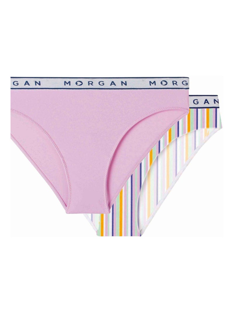Lot de 2 slips ISA - Morgan Junior Multicolore - Kiabi