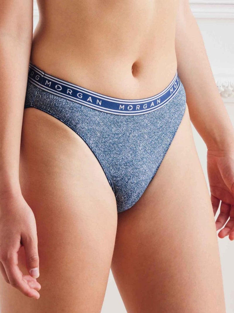 Lot de 2 slips JESS - Morgan Junior Bleu - Kiabi