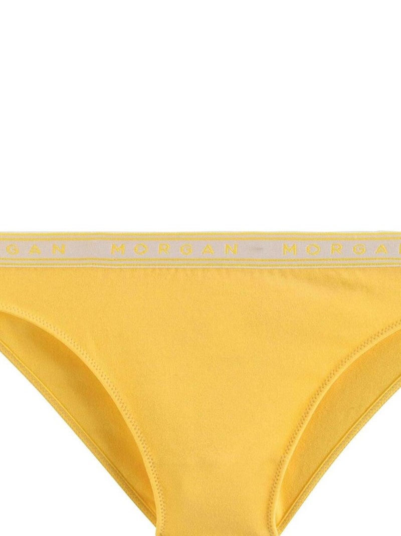 Lot de 2 slips PIA - Morgan Bleu Jaune - Kiabi