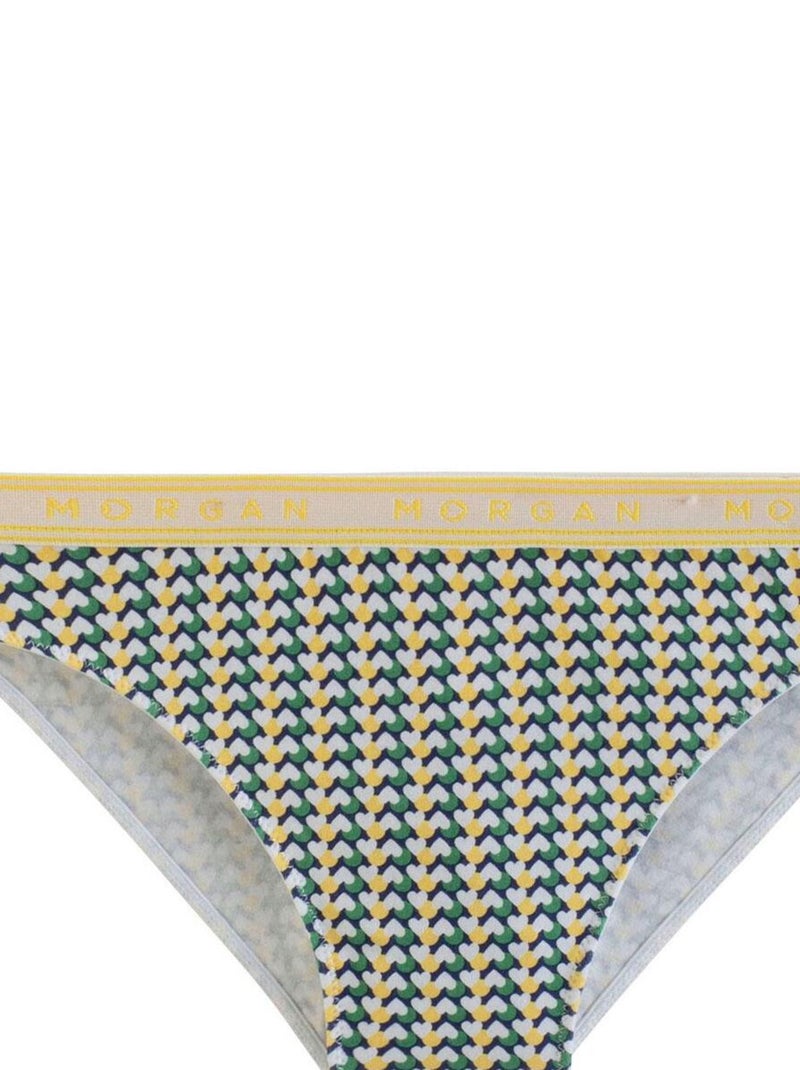 Lot de 2 slips PIA - Morgan Bleu Jaune - Kiabi