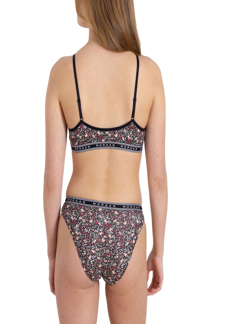Lot de 2 slips PIA - Morgan Junior Noir - Kiabi