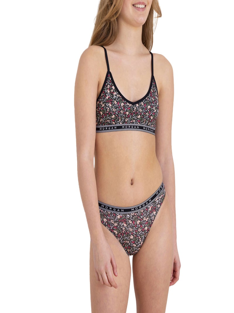 Lot de 2 slips PIA - Morgan Junior Noir - Kiabi