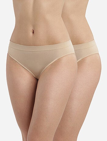 Lot de 2 Slips Sans Couture Ecodim Microfibre