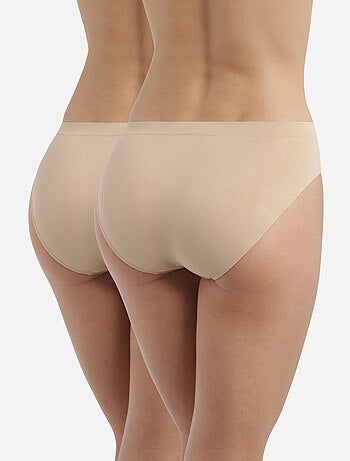 Lot de 2 Slips Sans Couture Ecodim Microfibre