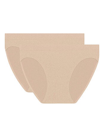 Lot de 2 Slips Sans Couture Ecodim Microfibre
