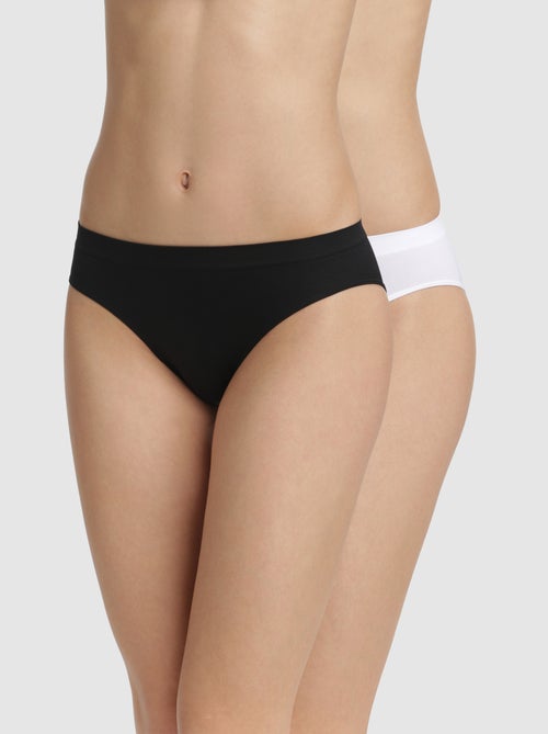 Lot de 2 Slips Sans Couture Ecodim Microfibre - Kiabi