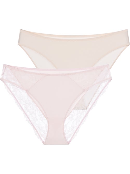 Lot de 2 slips willa Dorina - Kiabi Lot de 2 slips willa Dorina - Kiabi