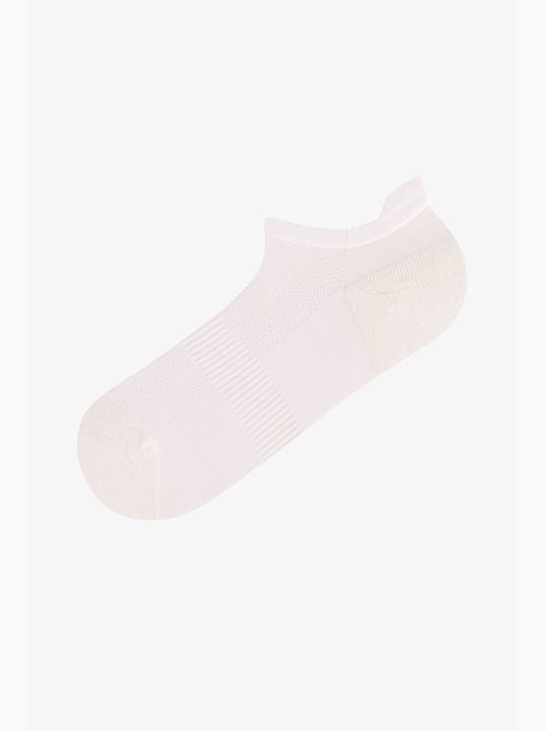 Lot de 2 socquettes sport back en coton penti - Kiabi Lot de 2 socquettes sport back en coton penti - Kiabi