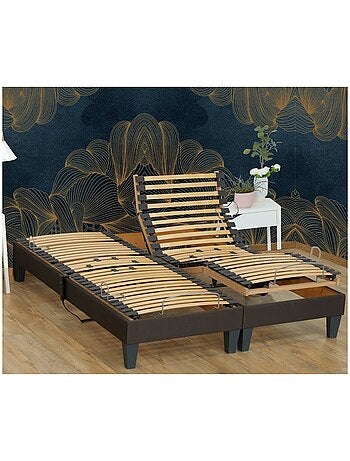Lot de 2 sommiers de relaxation électrique vanessa confort ajustable