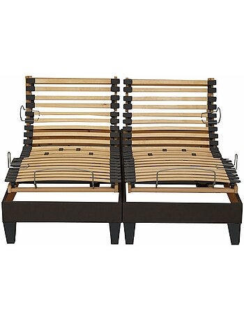 Lot de 2 sommiers de relaxation électrique vanessa confort ajustable
