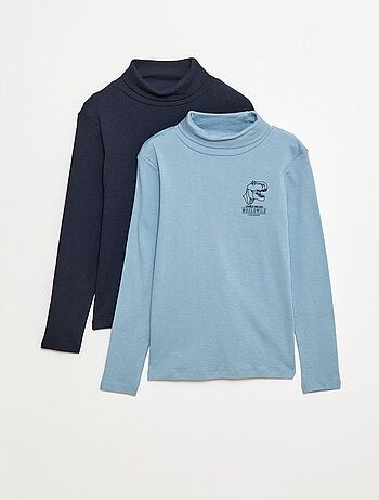 Lot de 2 sous-pull à col montant
