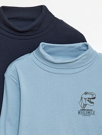 Lot de 2 sous-pull à col montant