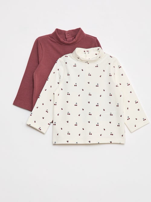 Lot de 2 sous-pull col roulé - Kiabi