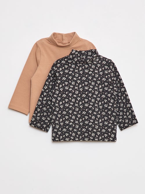 Lot de 2 sous-pull col roulé - Kiabi