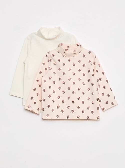 Lot de 2 sous-pull col roulé - Kiabi
