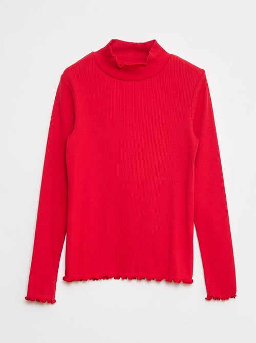 Lot de 2 sous-pull côtelés - Kiabi