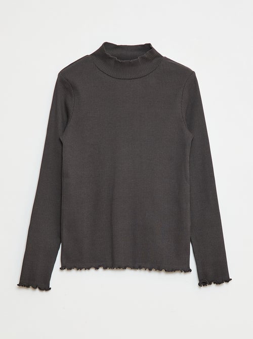 Lot de 2 sous-pull côtelés - Kiabi