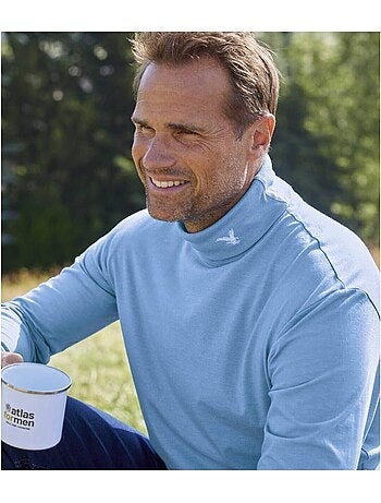 Lot de 2 sous-pulls col roulé unis - atlas for men