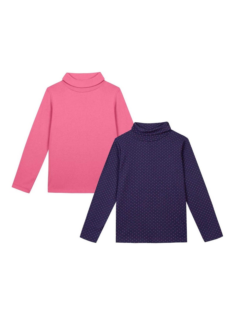 Lot De 2 Sous-pulls Oeko-tex 'miniman' Bleu marine - Kiabi