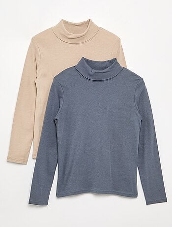 Lot de 2 sous-pulls unis