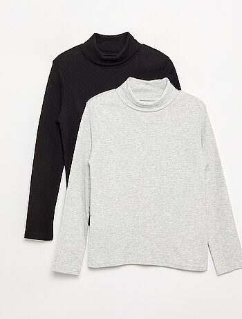Lot de 2 sous-pulls unis