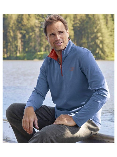 Lot de 2 Sous-Pulls Zippés   - ATLAS FOR MEN - Kiabi