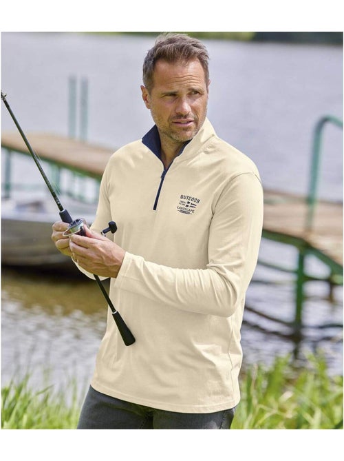 Lot de 2 Sous-Pulls Zippés Outdoor  - ATLAS FOR MEN - Kiabi