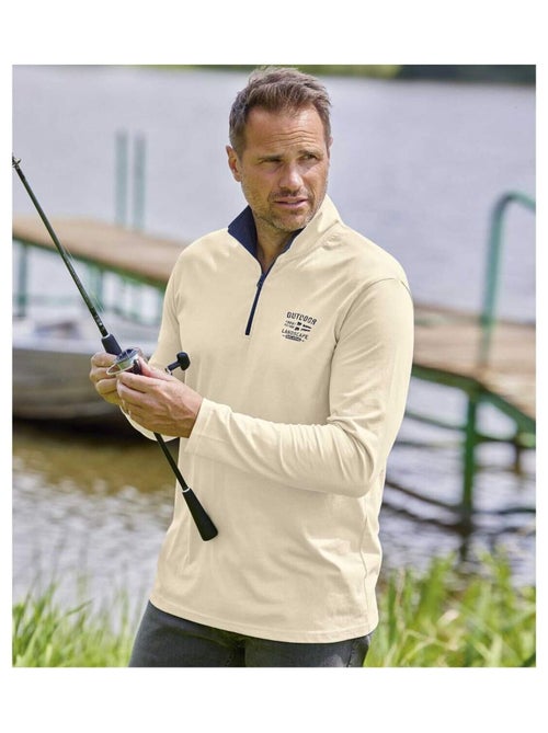 Lot de 2 Sous-Pulls Zippés Outdoor  - ATLAS FOR MEN - Kiabi