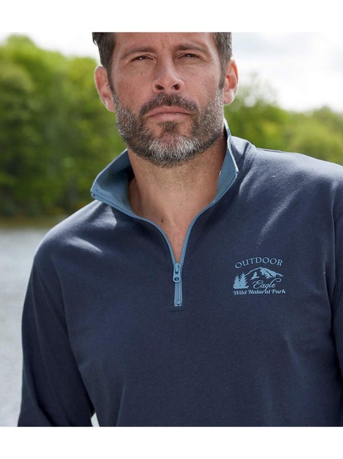 Lot de 2 Sous-Pulls Zippés Outdoor   - ATLAS FOR MEN - Kiabi