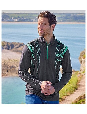 Lot de 2 Sous-pulls Zippés Running Lines - ATLAS FOR MEN