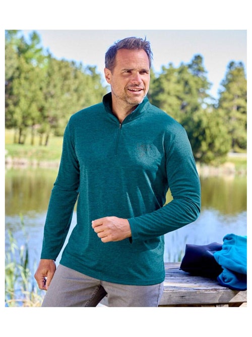 Lot de 2 Sous-Pulls Zippés Sport   - ATLAS FOR MEN - Kiabi