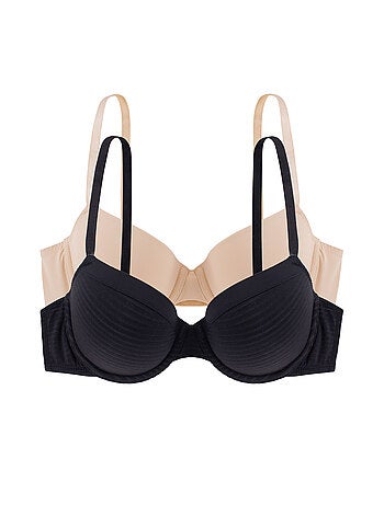Lot de 2 soutien-gorge coque louise Dorina